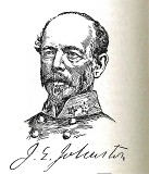 line drawing of General Joseph E. Johnston