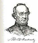 line drawing of General Henry W. Halleck