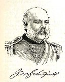 line drawing of General John M. Schofield