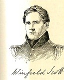 line drawing of General Winfield Scott